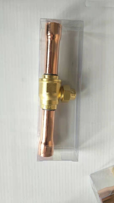 磨いた 1/4 冷却用ボールバルブ 冷却用ブラスバルブ 直通型