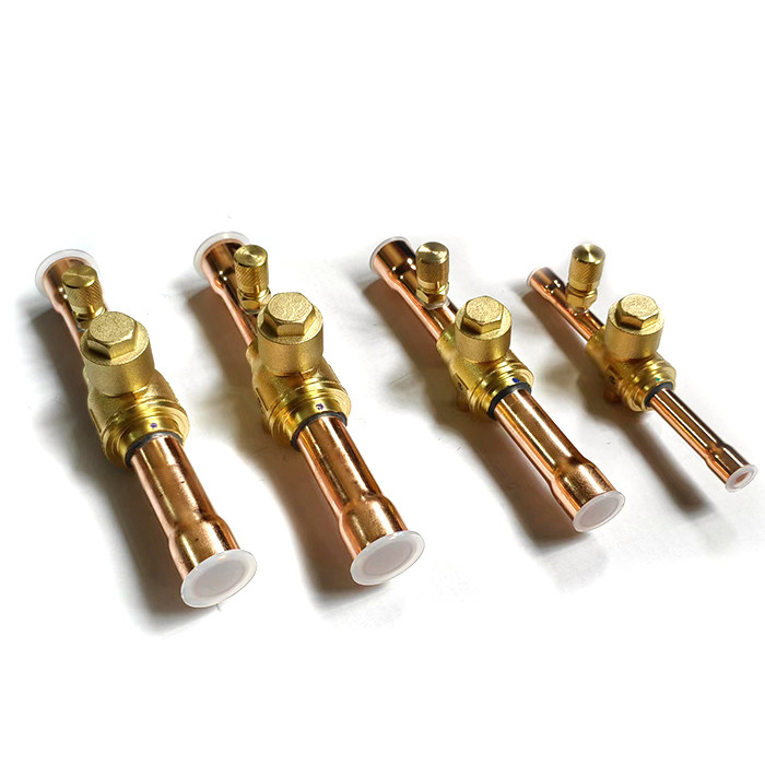 DN4-DN100 DN 圧力 7/8 冷却ボールバルブ CFC HCFC HFC 冷蔵品