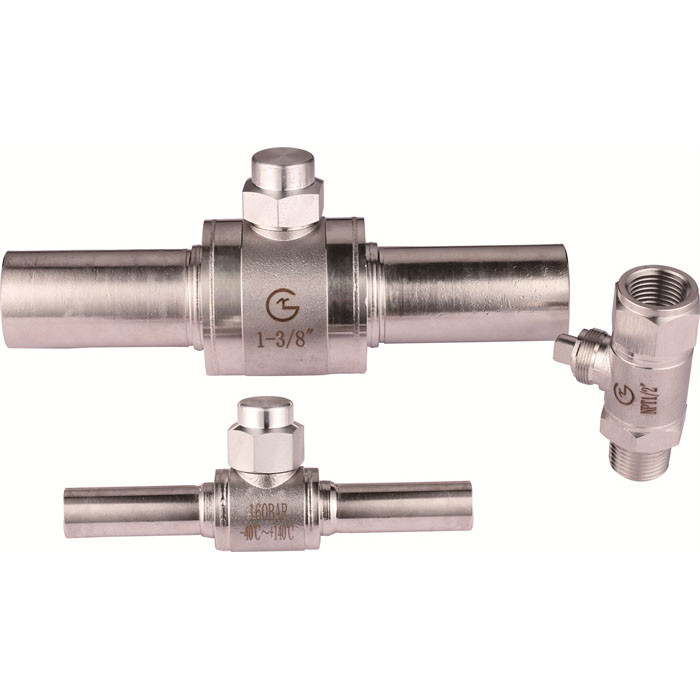 DN4DN40CO2ボールバルブ 工業用における-40C~140C温度範囲