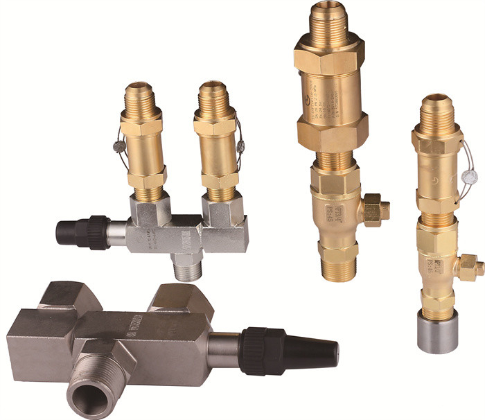 CFC HCFC HFC 冷却用の3方向シャットオフバルブ 温度範囲 -29°C+140°C